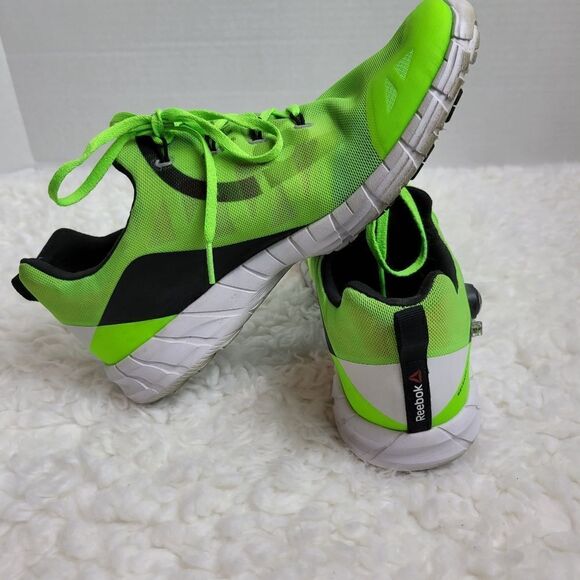 Reebok ZPump Fusion 2.0 Men's Shoes Size 9.5 Green And Black Running - Picture 6 of 10